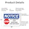 Signmission All Forklifts Stop Honk Horn, 18 in W x Rectangle, Aluminum OS-2PACK-NS-A-1218-L-10117 - alternate 6